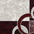 10' Red And White Abstract Runner Rug